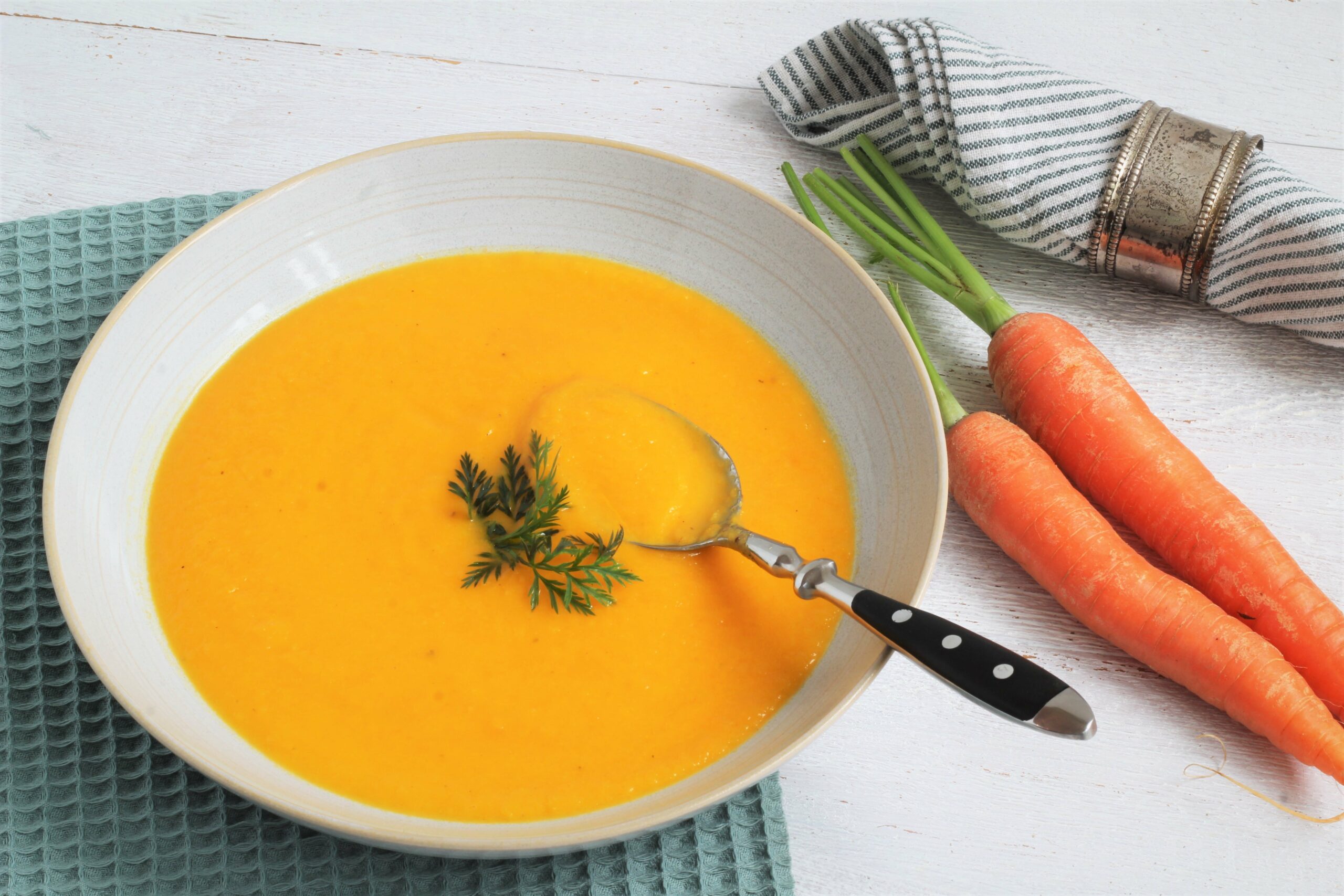 Möhren Suppe - Eine Prise Salz