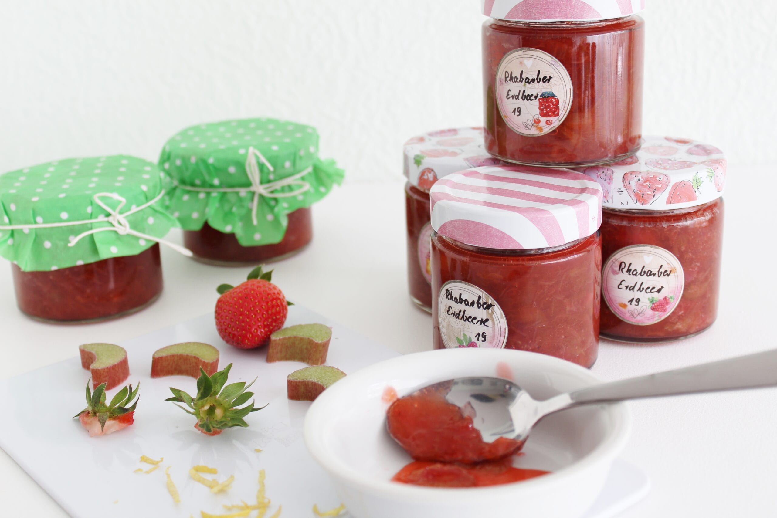 Rhabarber-Erdbeer-Marmelade