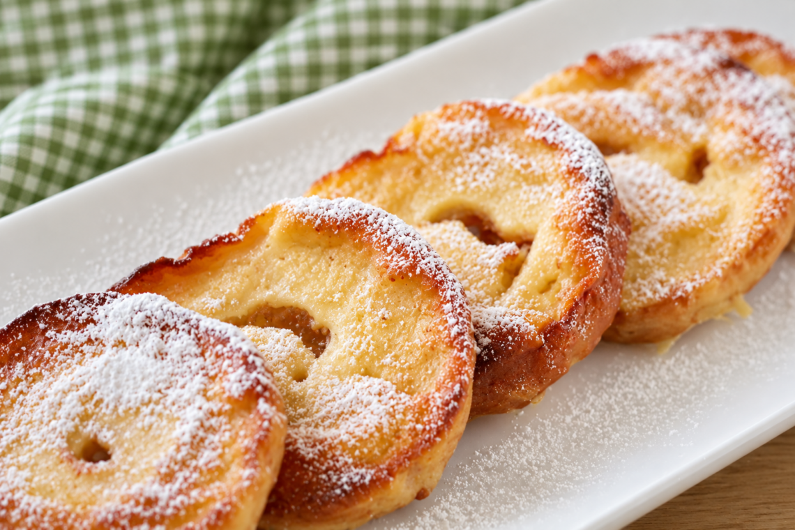 Apfelringe - warmes Dessert