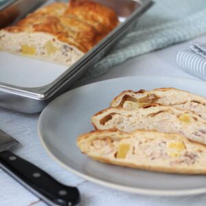 Sauerkraut Strudel im Blätterteig