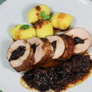 Schweinelende mit Backpflaumen
