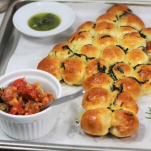 gefüllte Pizza-Brötchen