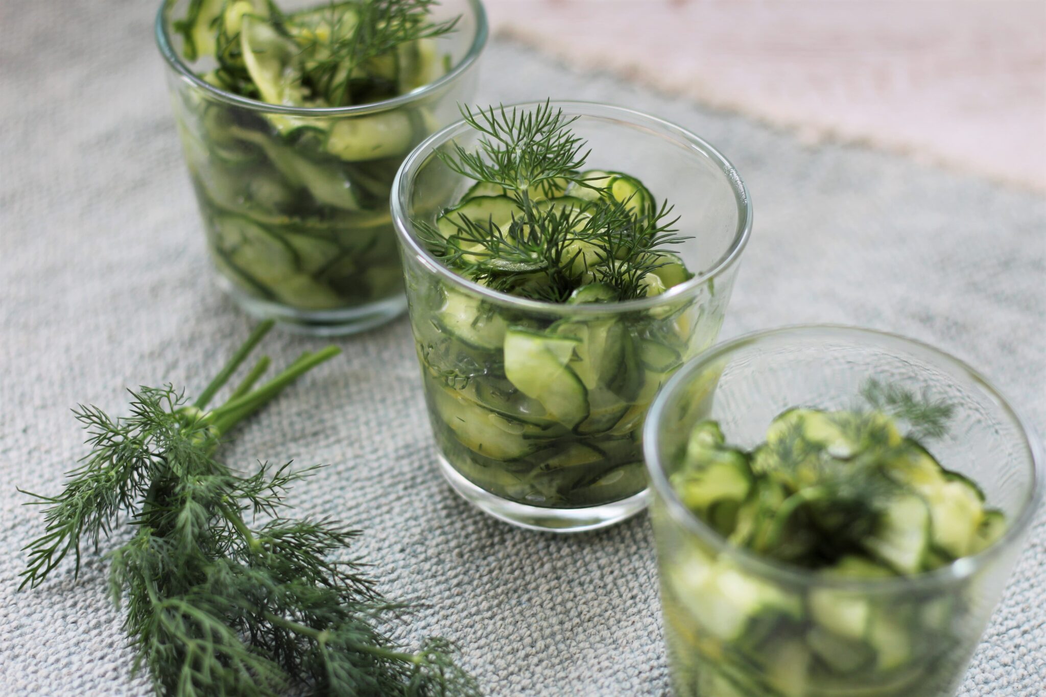 Gurkensalat mit Dill