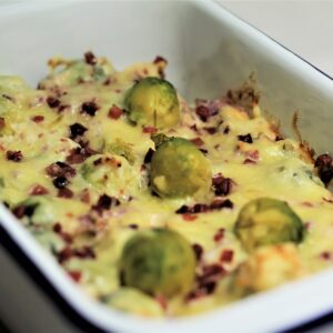 Rosenkohl-Auflauf mit Schmand
