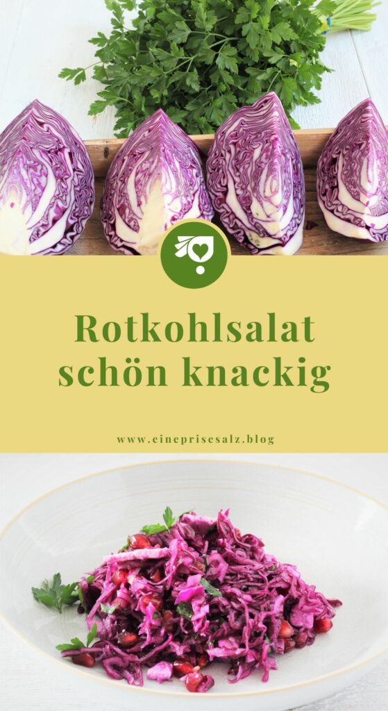 Rotkohlsalat - schön knackig