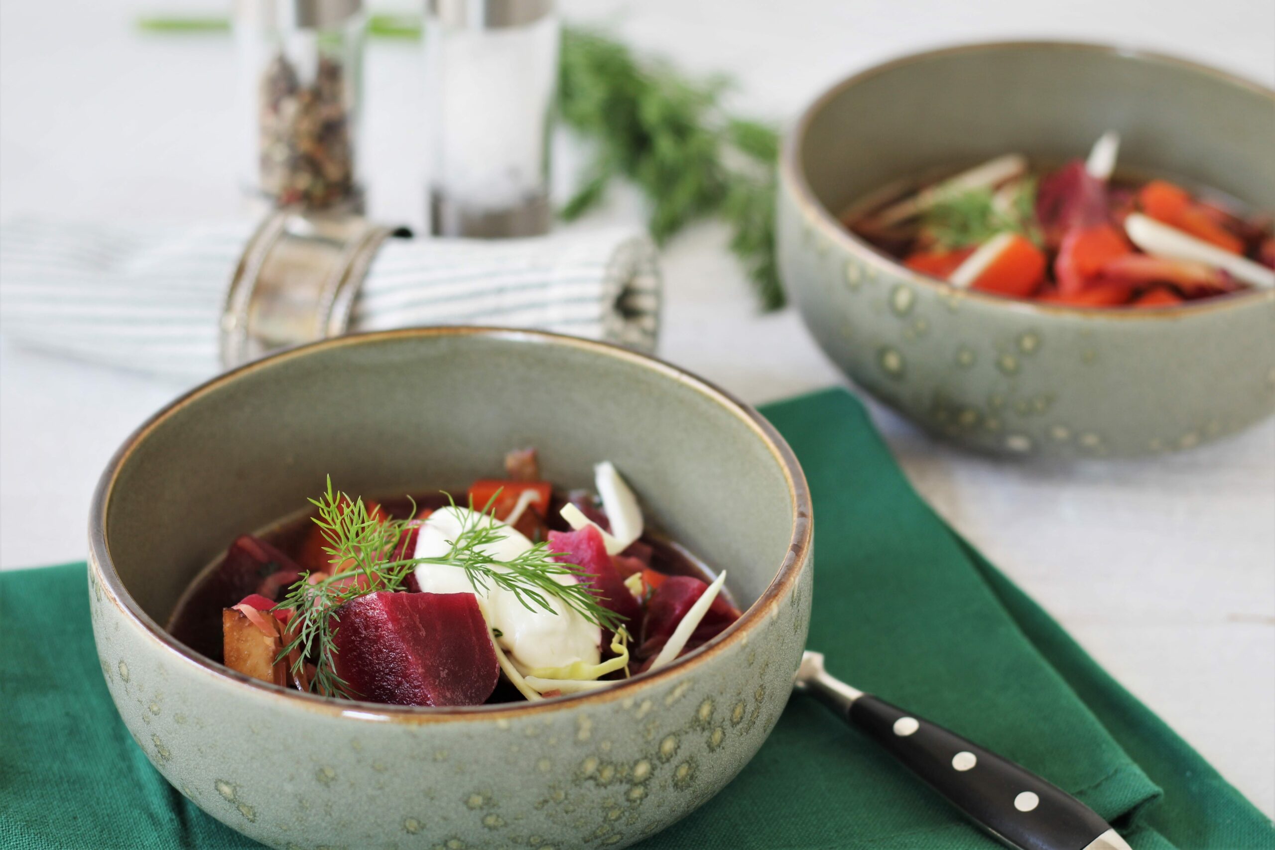 Bortsch vegetarisch - Eine Prise Salz
