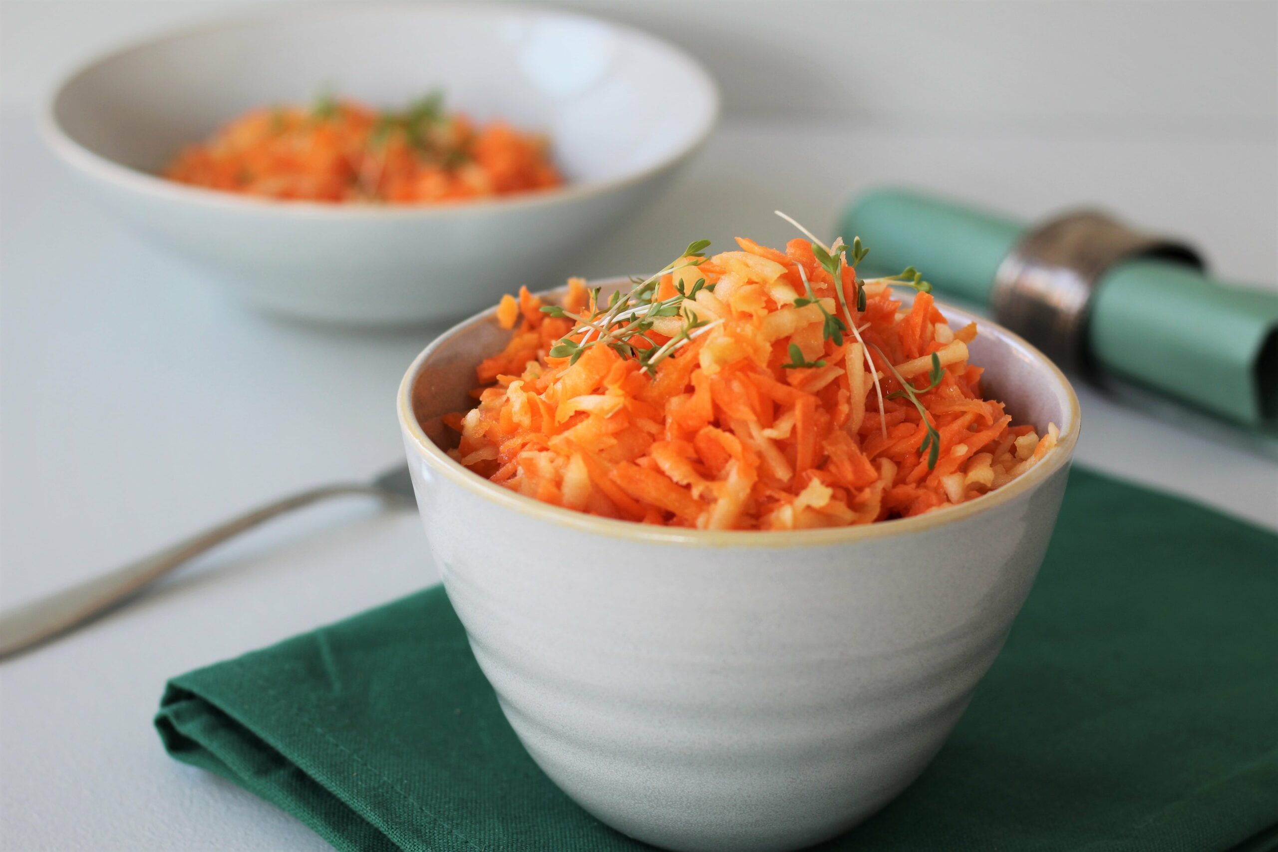 Möhrensalat super einfach - Eine Prise Salz