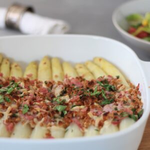 Spargel überbacken