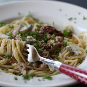 Thunfischpasta mit Gorgonzola