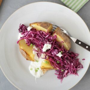 Ofenkartoffel mit Gemüse
