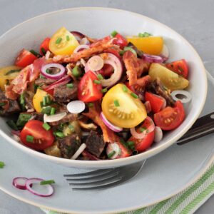 Tomaten-Salat-Rezept / Brotsalat