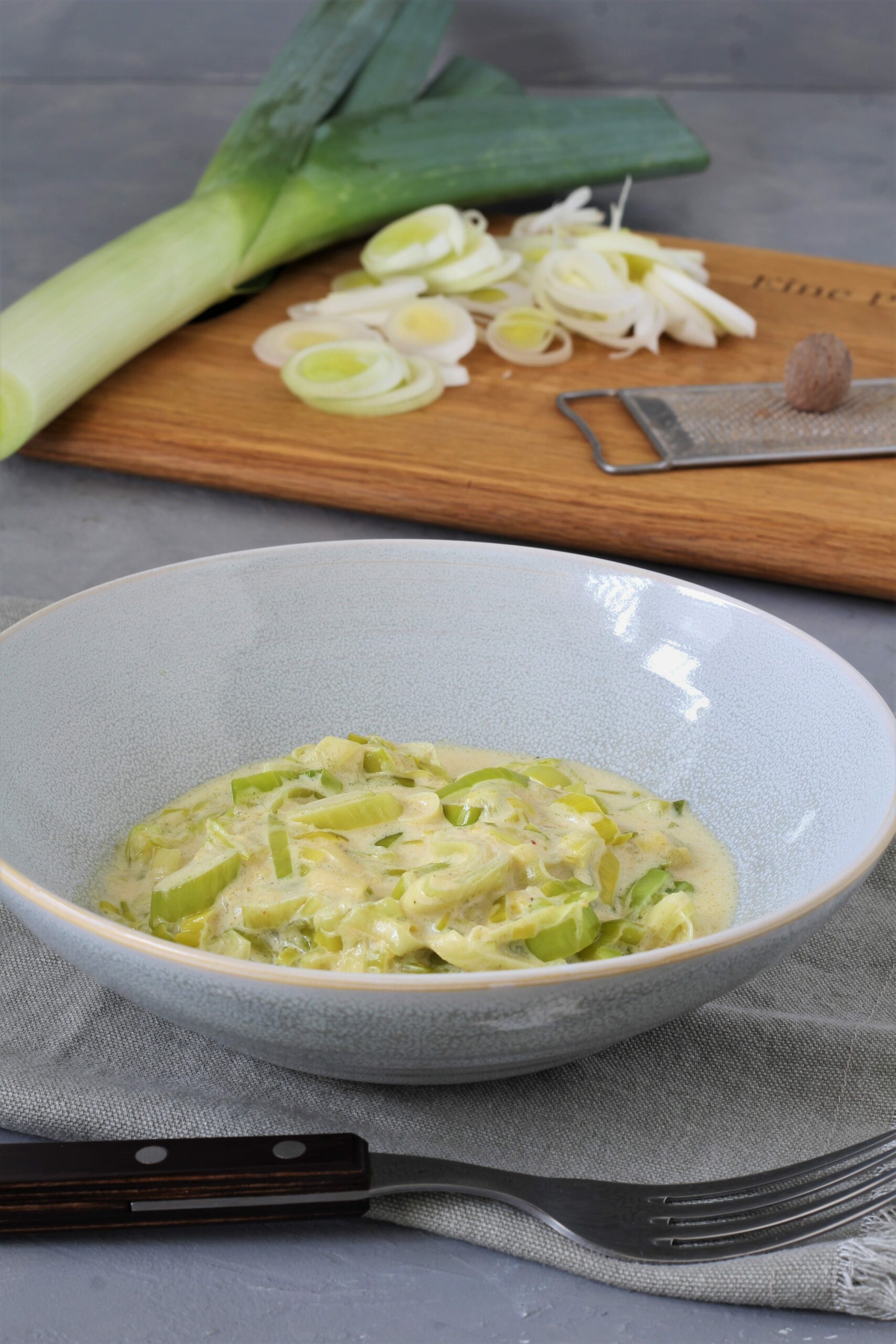 Lauch Gemüse Rezept mit Schmand