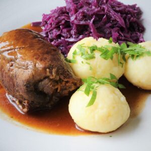 Rinderroulade im Backofen