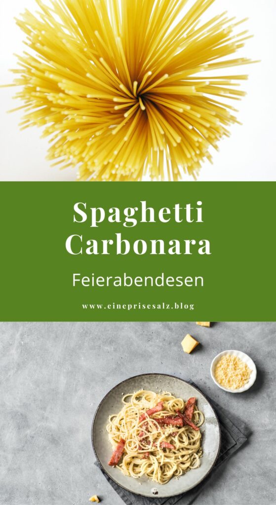 Spaghetti Carbonara mit Sahne