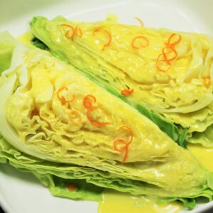 Spitzkohl überbacken
