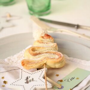 Blätterteig Weihnachtsbäume