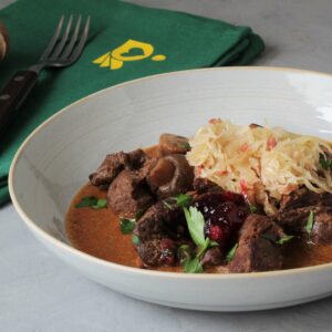Deftiges Wildgulasch