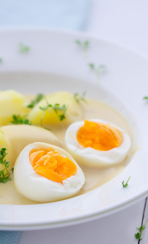 Senfsosse-Rezept - Eier in Senfsoße