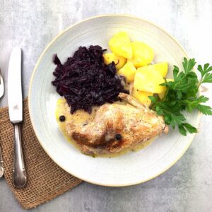 Kaninchen-Keulen