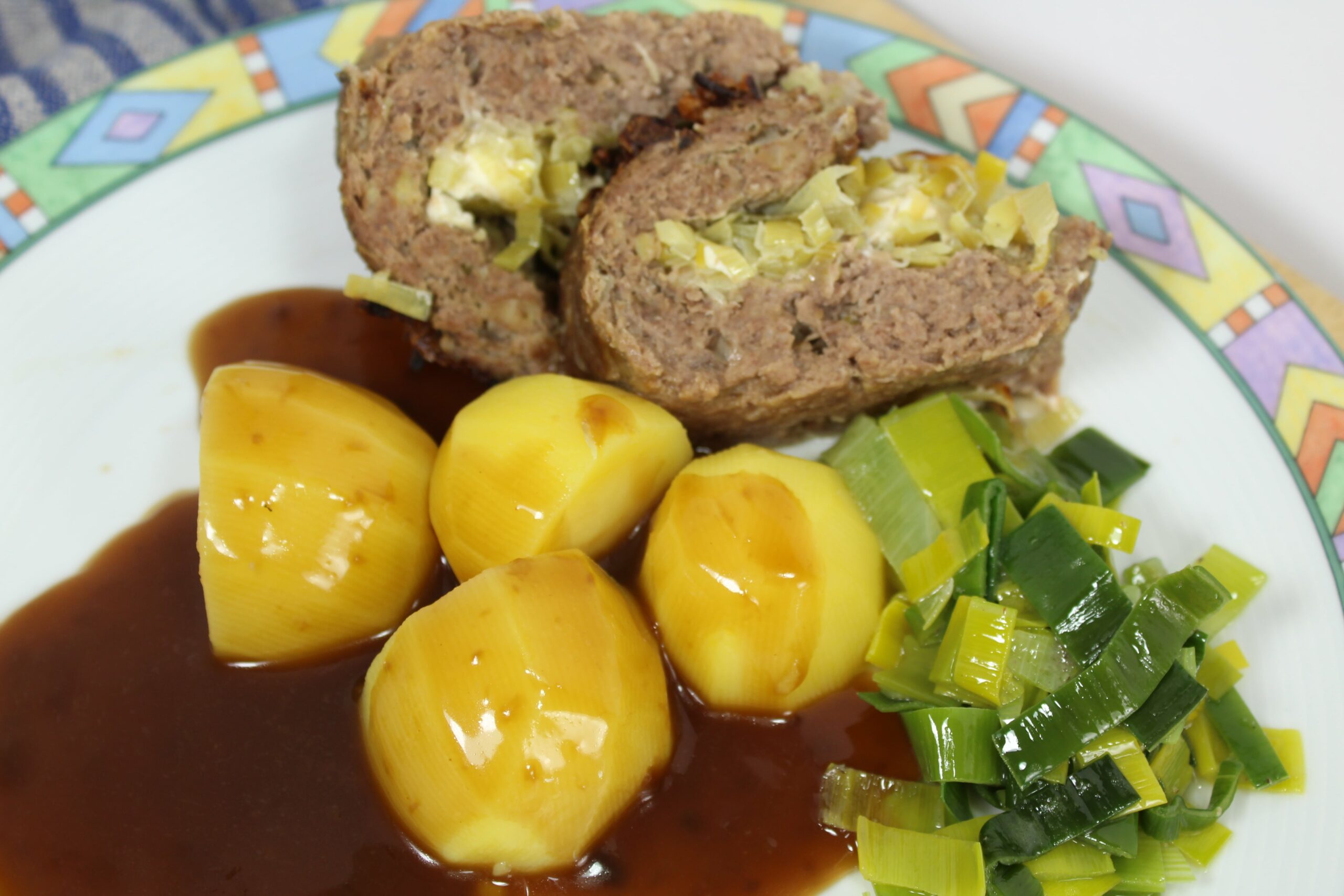 Gefüllter Hackbraten - Eine Prise Salz