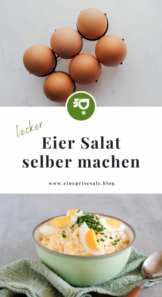 Eier Salat selber machen - leckerer Brotaufstrich
