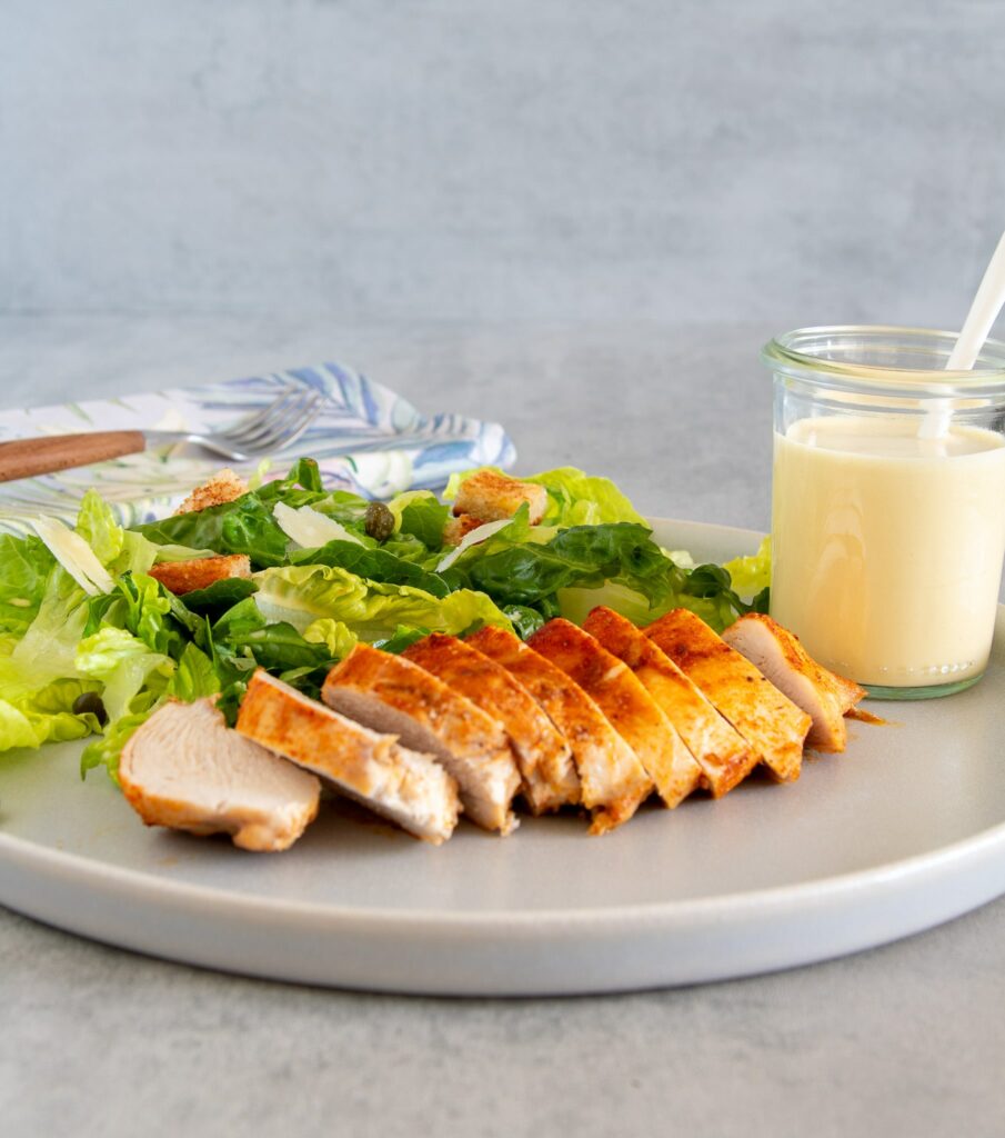 Caesar Salad - mit Salatdressing