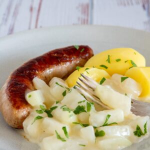 Kohlrabi-Gemüse wie bei Oma