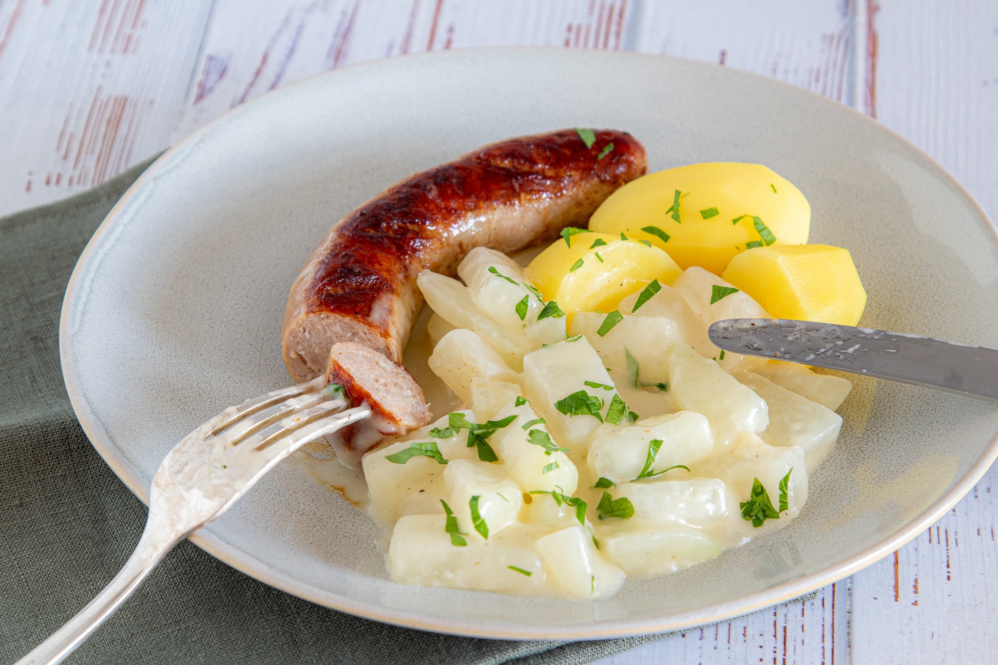 Kohlrabi-Gemüse-Rezept - wie bei Oma