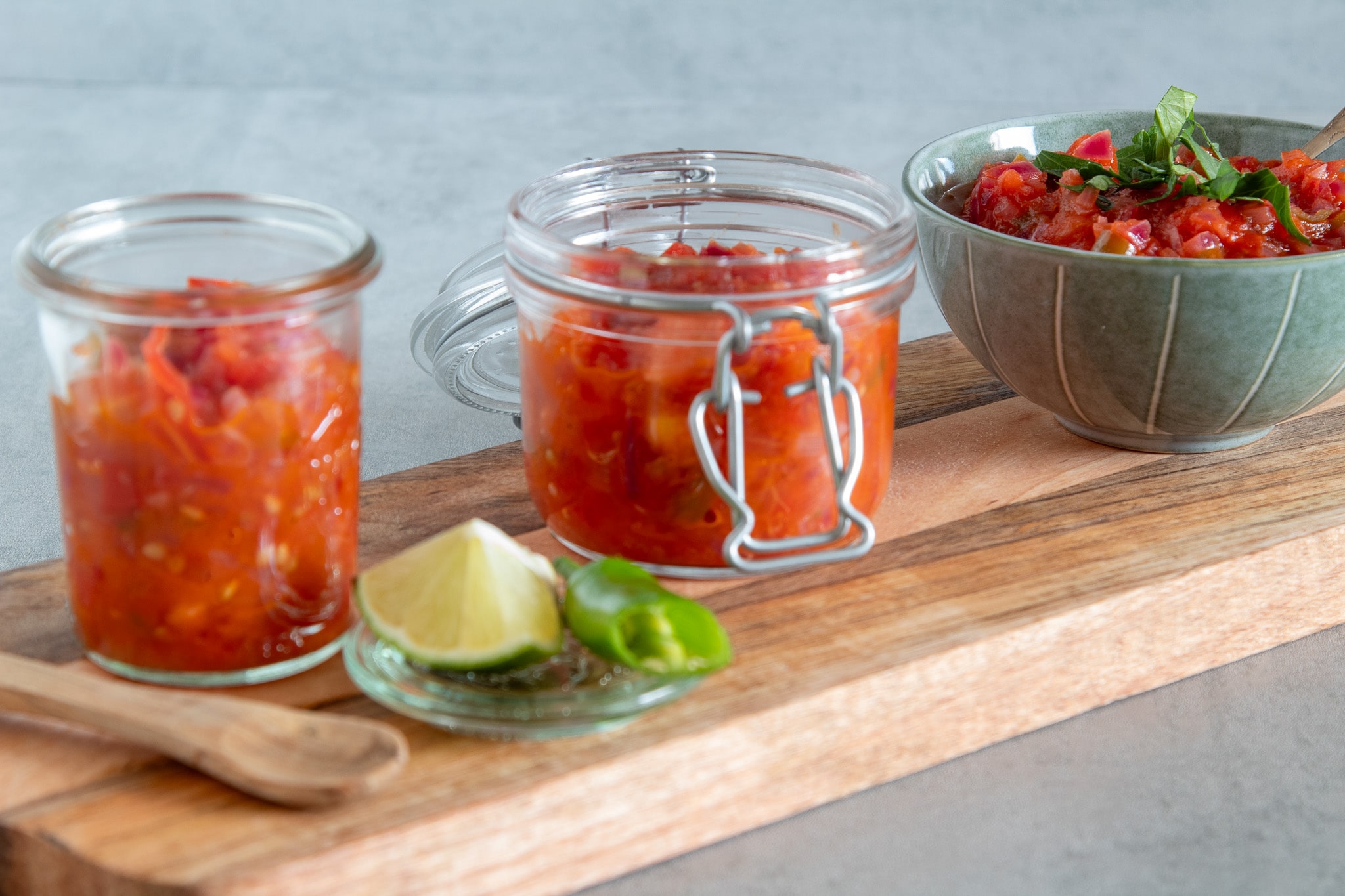 Salsa-Rezept - Salsa Sauce selber machen - Eine Prise Salz