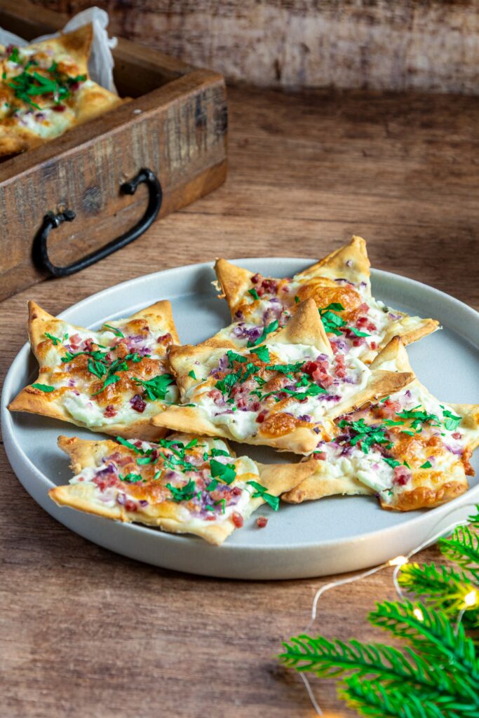 Flammkuchen Belag - weihnachtlich 