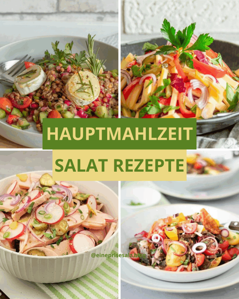 Fünf einfache Salat Rezepte - als Hauptspeise - Eine Prise Salz