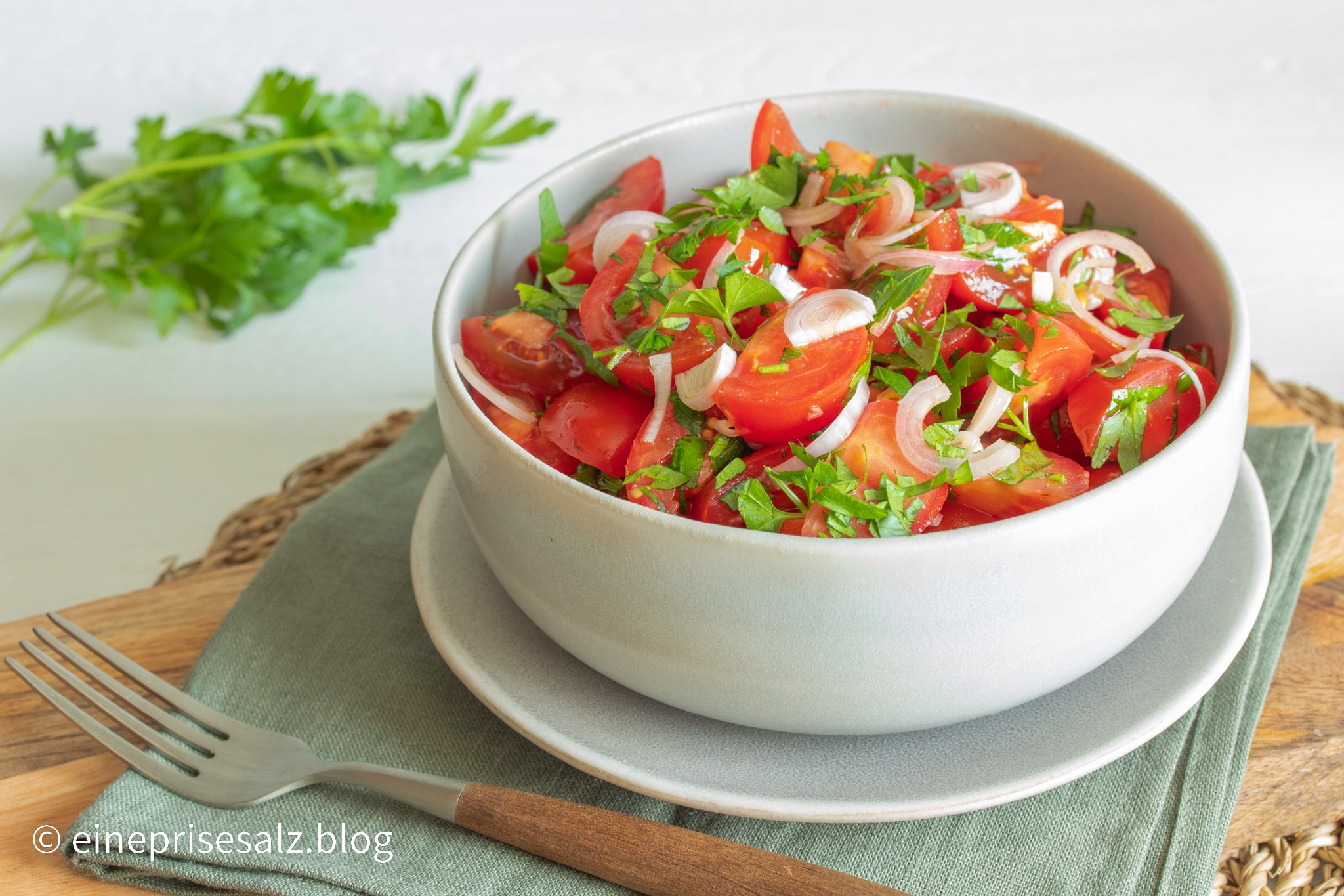 Tomatensalat - Eine Prise Salz