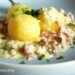 Specksoße, schnelles herzhaftes Mittagessen