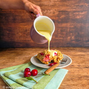 Süßer Mittagessen mit Kirschen