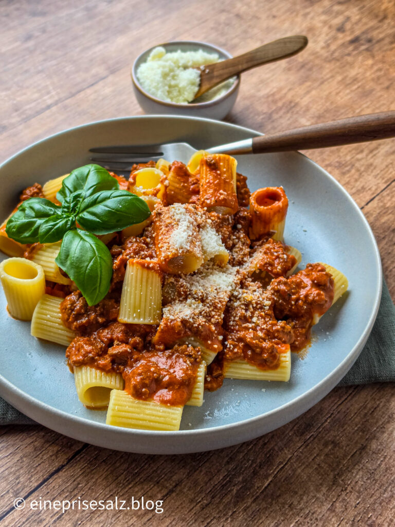 Hackfleischpasta - schnelles Feierabendgericht