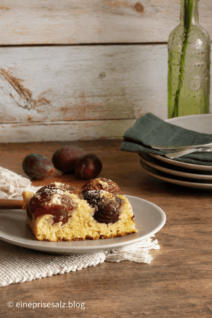 Pflaumenkuchen vom Blech ohne Hefe