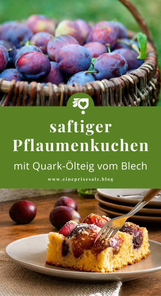 Saftiger Pflaumenkuchen vom Blech mit Quark-Öl-Teig