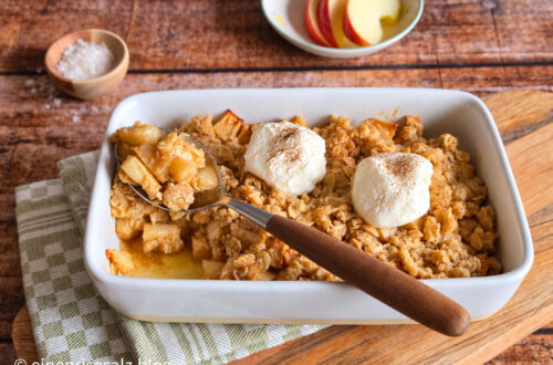 Herbstdessert aus dem Ofen