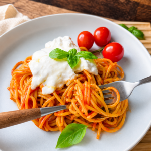 Spaghetti all’Assassina mit würziger Tomatensauce